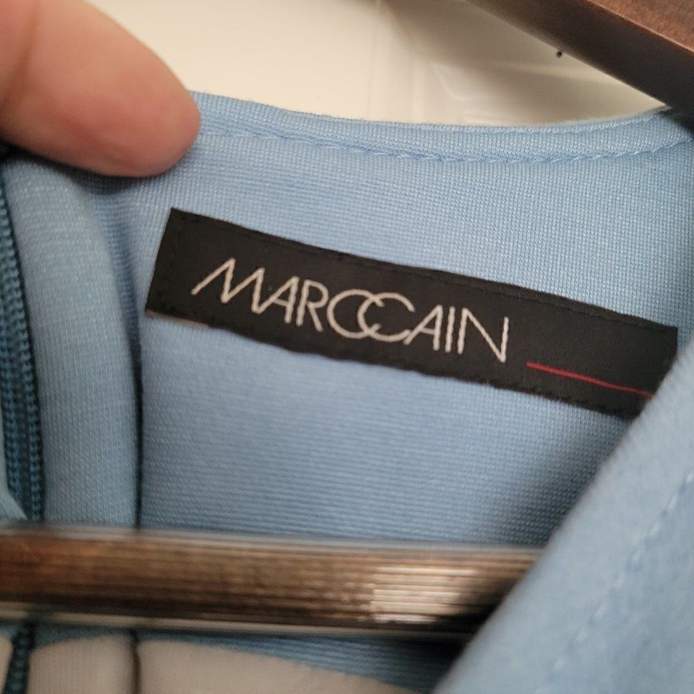 ‎MarcCain  BLUE  DRESS  size 4 - Picture 2 of 7